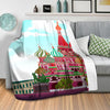 Saint Basil Cathedral Blanket Blanket Clock Canvas