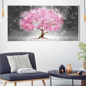 Sakura Petals Canvas Art Clock Canvas
