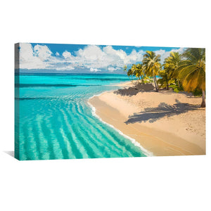 Sandy Bliss Canvas Art Clock Canvas