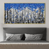 Sapphire Forest Canvas Art Clock Canvas
