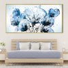 Sapphire Serenade Canvas Art Clock Canvas
