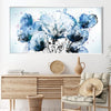 Sapphire Serenade Canvas Art Clock Canvas