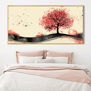 Scarlet Grove Canvas Art Clock Canvas