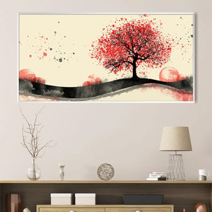 Scarlet Grove Canvas Art Clock Canvas