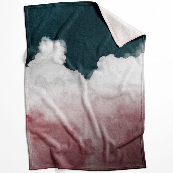 Scenic Cloudscape B Blanket Blanket 75 x 100cm Clock Canvas