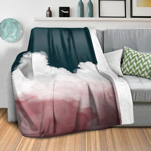 Scenic Cloudscape B Blanket Blanket Clock Canvas