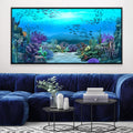 Sea School Canvas Art Clock Canvas
