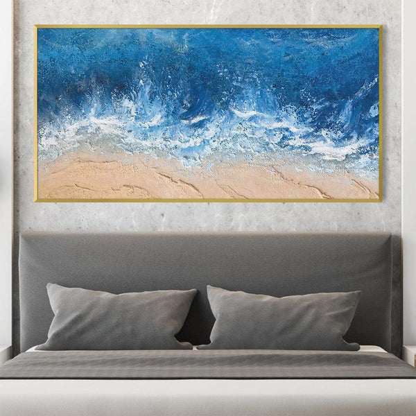 Sea Waves Canvas Art Clock Canvas