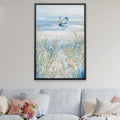 Seafoam Flutter Canvas Art 12 x 18in / Canvas Clock Canvas