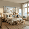 Seagrass Dreams Canvas Art Clock Canvas