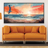 Seaside Sunrise Canvas Art Clock Canvas