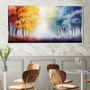 Seasonal Quartet Canvas Art Clock Canvas