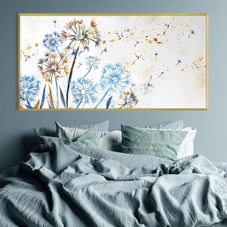 Seeds in the Wind Canvas Art Clock Canvas