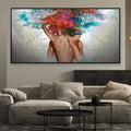 Sensual Caress Canvas Art Clock Canvas