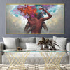 Sensual Embrace Canvas Art Clock Canvas