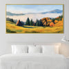 Serene Mountains Canvas Art Clock Canvas
