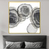 Serene Oscillations Canvas Art Clock Canvas