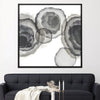 Serene Oscillations Canvas Art Clock Canvas
