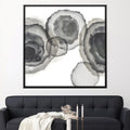 Serene Oscillations Canvas Art Clock Canvas
