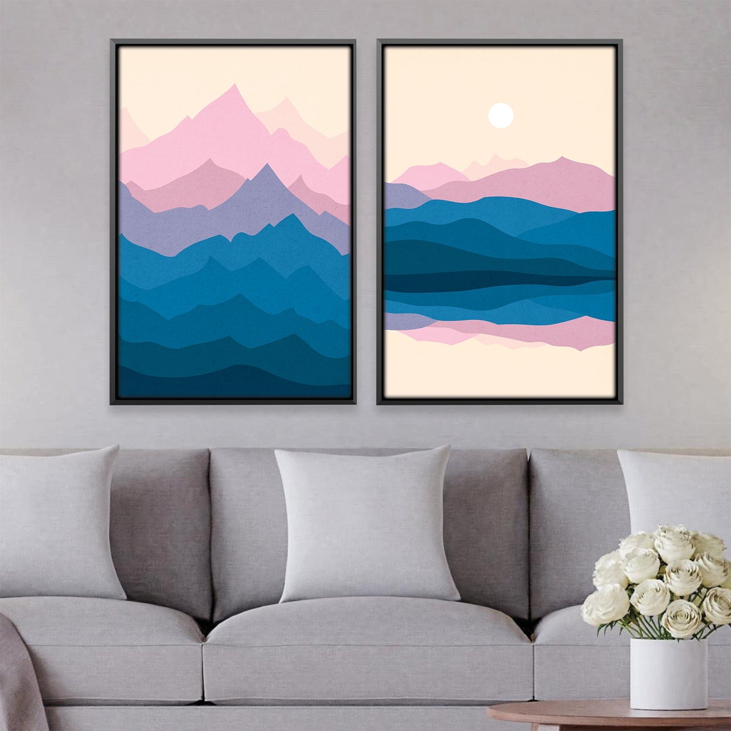 Serenity Landscape Canvas Art Clock Canvas