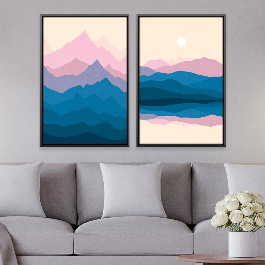 Serenity Landscape Canvas Art Clock Canvas