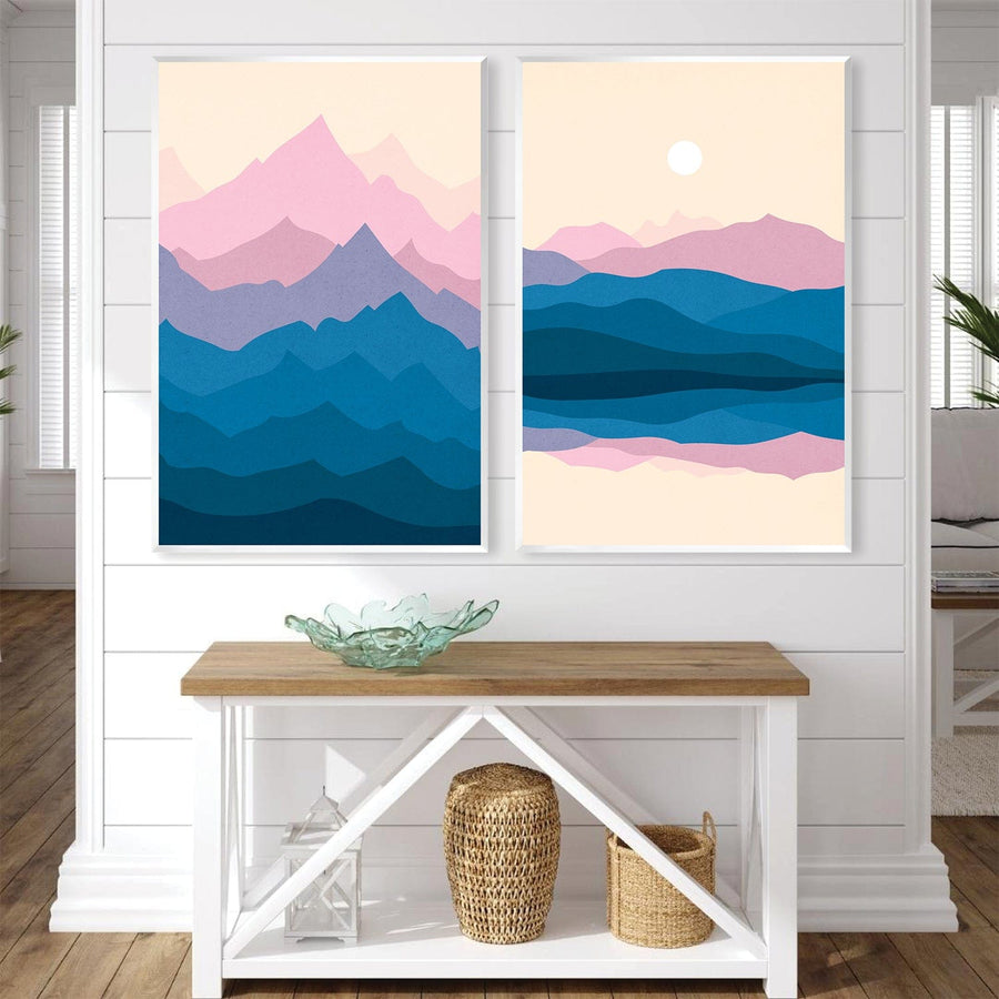Serenity Landscape Canvas Art Clock Canvas