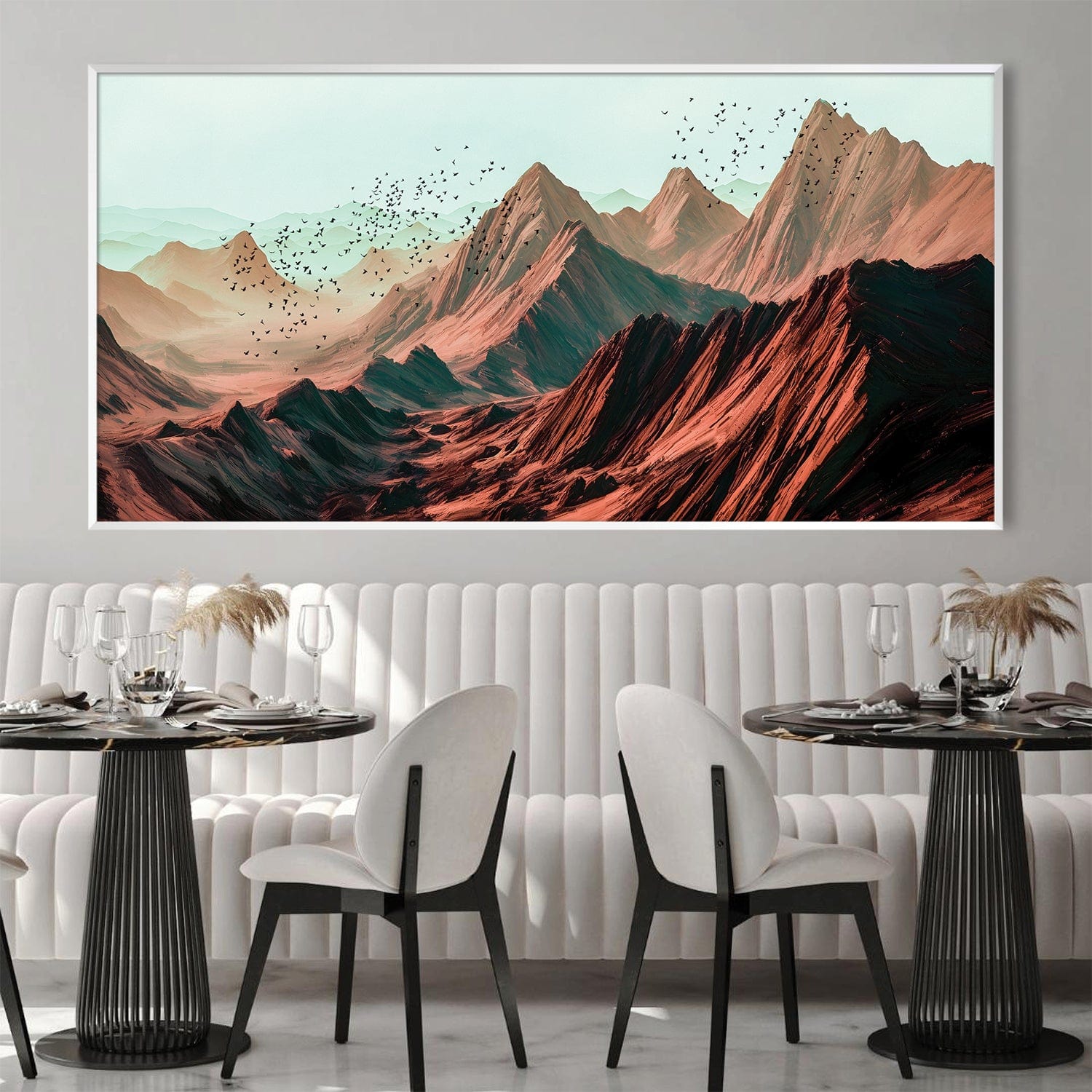 Serenity Ridge Canvas Art Clock Canvas