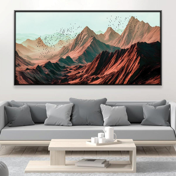 Serenity Ridge Canvas Art Clock Canvas