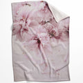 Shaded Pink Blanket Blanket 75 x 100cm Clock Canvas