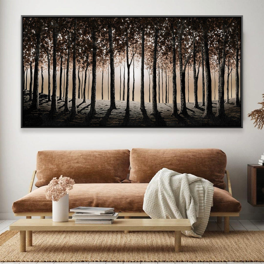 Shadowrise Canvas Art 20 x 10in / Canvas Clock Canvas