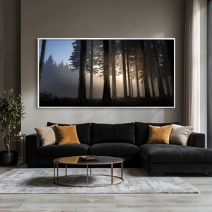 Shadows and Sunfire Canvas Art Clock Canvas