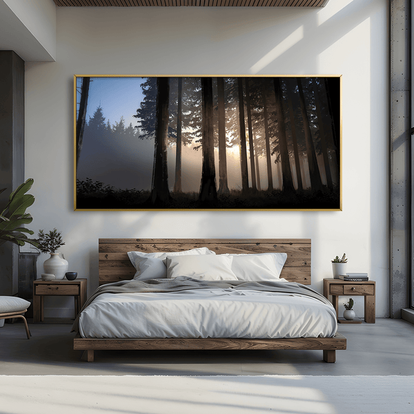 Shadows and Sunfire Canvas Art Clock Canvas