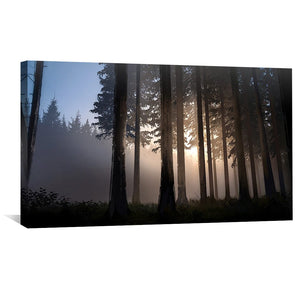 Shadows and Sunfire Canvas Art Clock Canvas