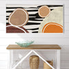 Shapes Within Shapes Canvas Art Clock Canvas