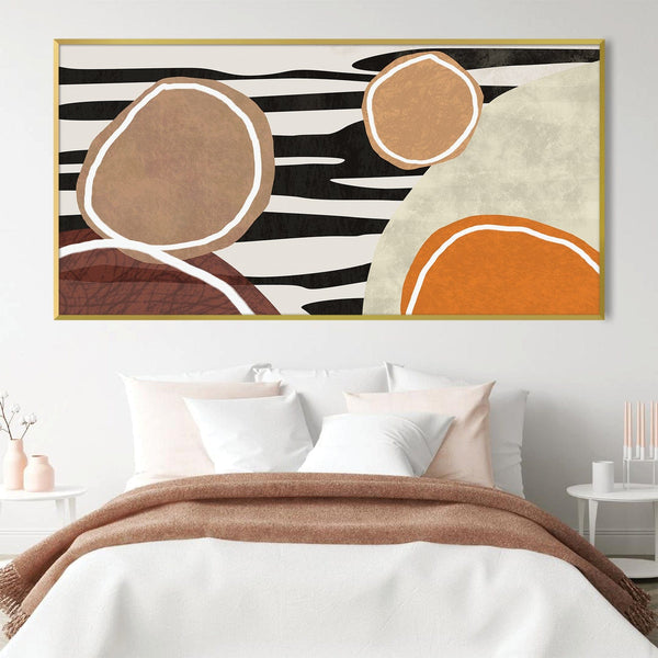 Shapes Within Shapes Canvas Art Clock Canvas