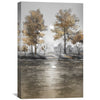 Shimmering Silence Canvas Art Clock Canvas