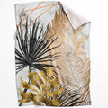 Shining Leaf B Blanket Blanket 75 x 100cm Clock Canvas
