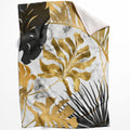 Shining Leaf C Blanket Blanket 75 x 100cm Clock Canvas