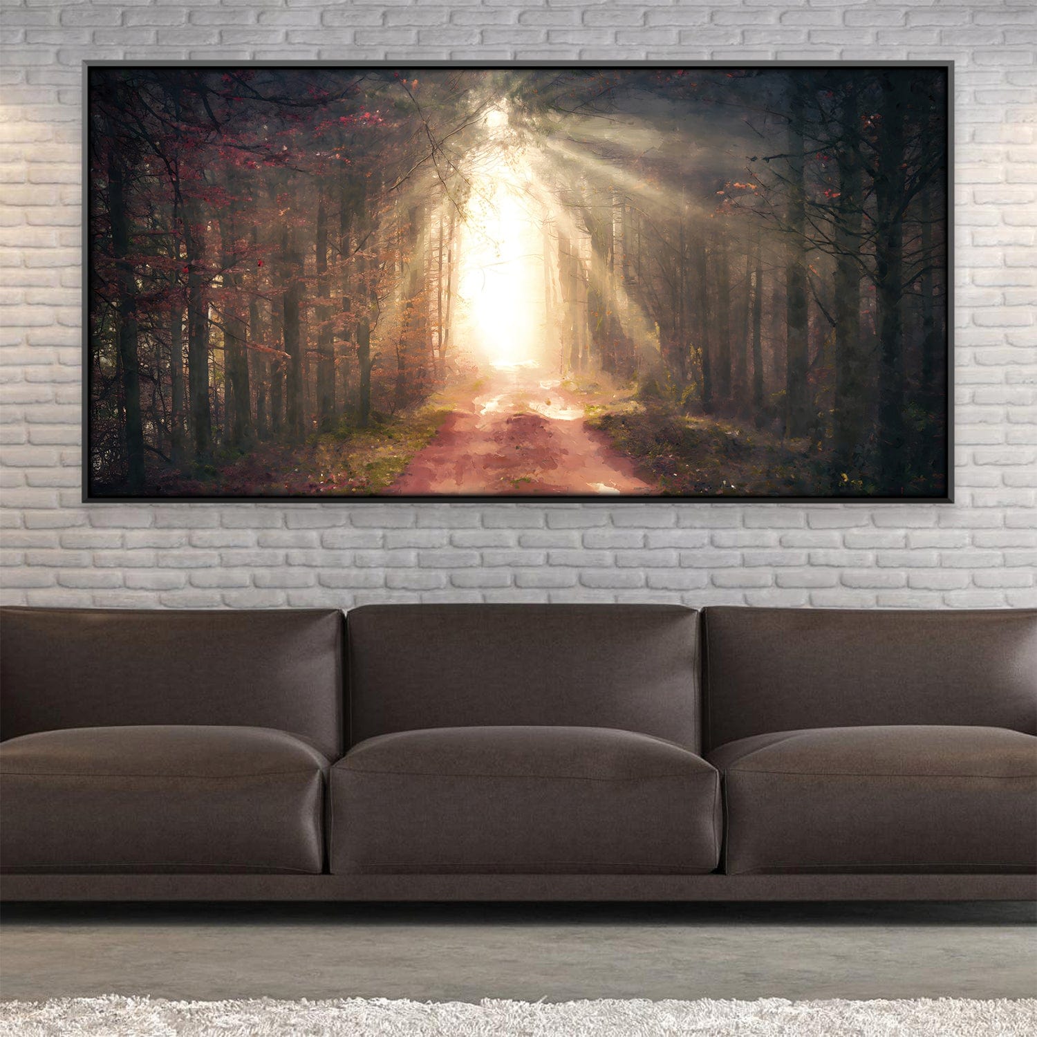 Shining Light Through The Forest Canvas product thumbnail