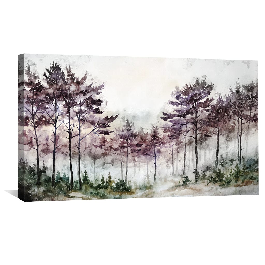 Shrouded Serenity Canvas Art Clock Canvas