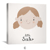 Sibling Bonds Canvas Art Clock Canvas
