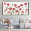 Simple Garden Canvas Art 50 x 25cm / Rolled Prints Clock Canvas