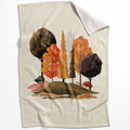 Simple Outdoors Blanket Blanket 75 x 100cm Clock Canvas