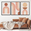 Simple Shapes Canvas Art Clock Canvas