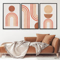 Simple Shapes Canvas Art Clock Canvas