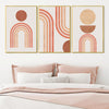 Simple Shapes Canvas Art Clock Canvas