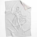 Skirts and Dresses A Blanket Blanket 75 x 100cm Clock Canvas