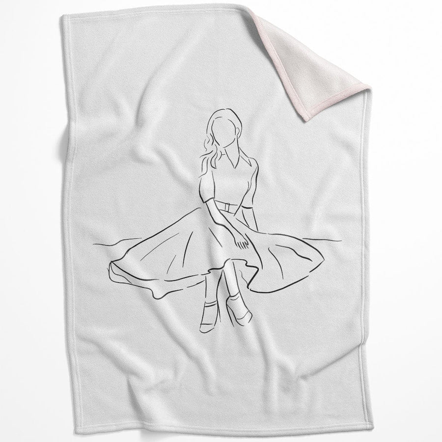 Skirts and Dresses B Blanket Blanket 75 x 100cm Clock Canvas