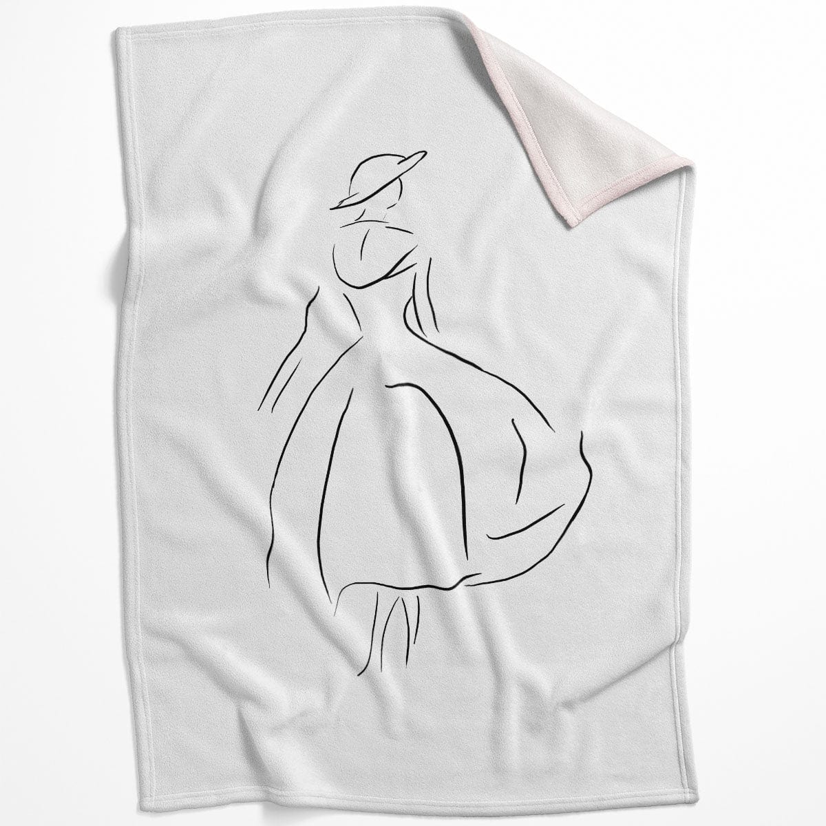 Skirts and Dresses C Blanket Blanket 75 x 100cm Clock Canvas