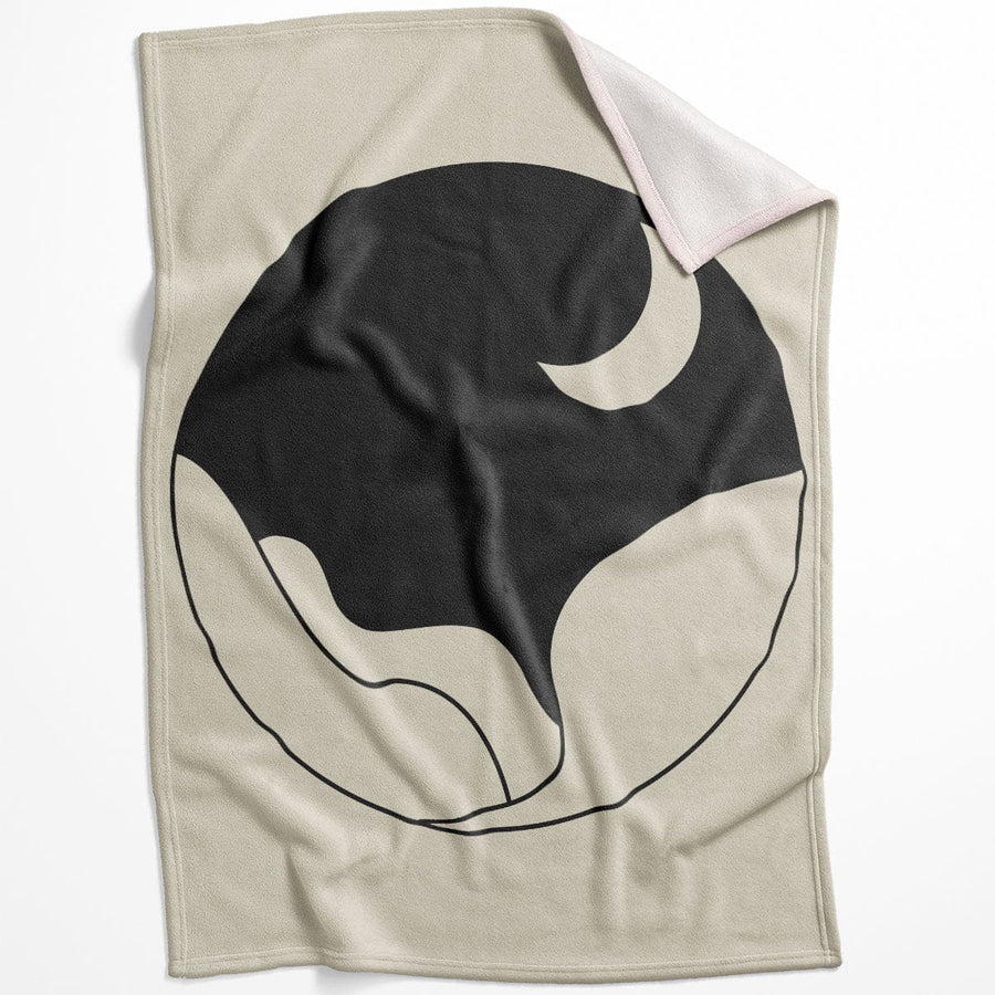 Sky Cycle C Blanket Blanket 75 x 100cm Clock Canvas